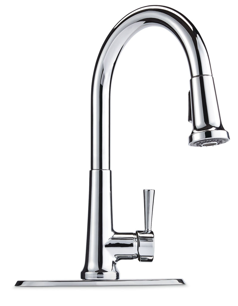 Single-Handle Pull-Down Kitchen Faucet, Chrome U1808
