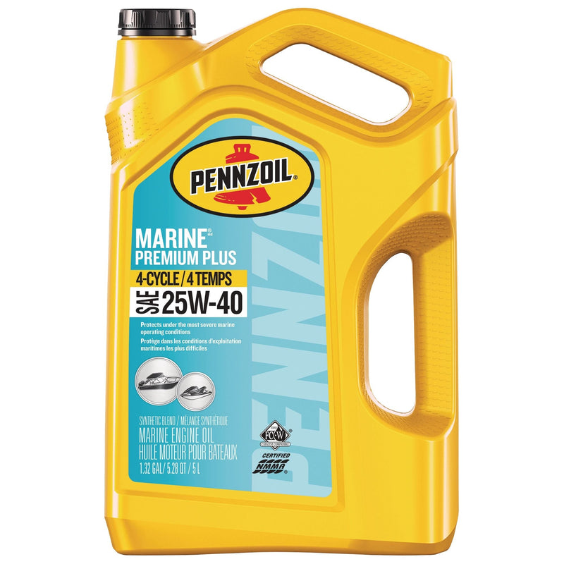 Marine Premium Plus 25W-40 4-Cycle Engine Oil, 5-L N8312