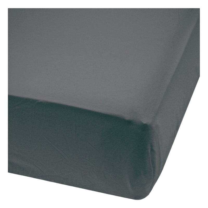 Bamboo Baby Crib Fitted Sheets, Charcoal T8545