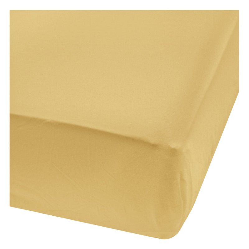 Bamboo Baby Crib Fitted Sheets, Curry P9736