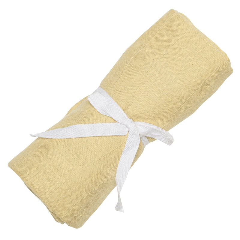 Cotton Muslin Baby Swaddle Blanket, Lemon N2033