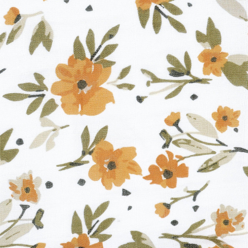 Cotton Muslin Baby Swaddle Blanket, Marigold I6241