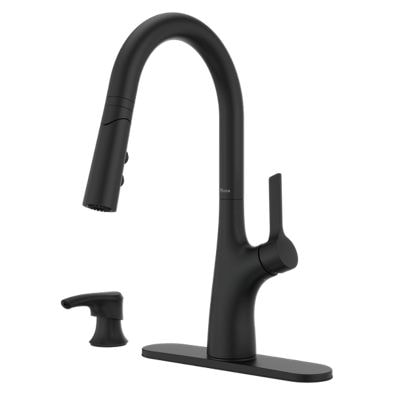 Ceylon Pull-Down Kitchen Faucet, Matte Black G5823