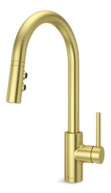 Fullerton Pull-Down Kitchen Faucet, Brush Gold A6037