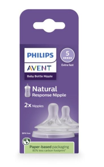Response Nipple Flow 5 for 6M+, 2-pk U8098