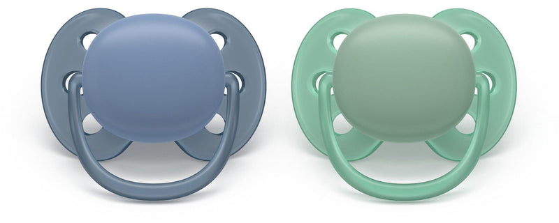 Ultra Soft Blue Pacifier for 6-18M, 2-pk O4624
