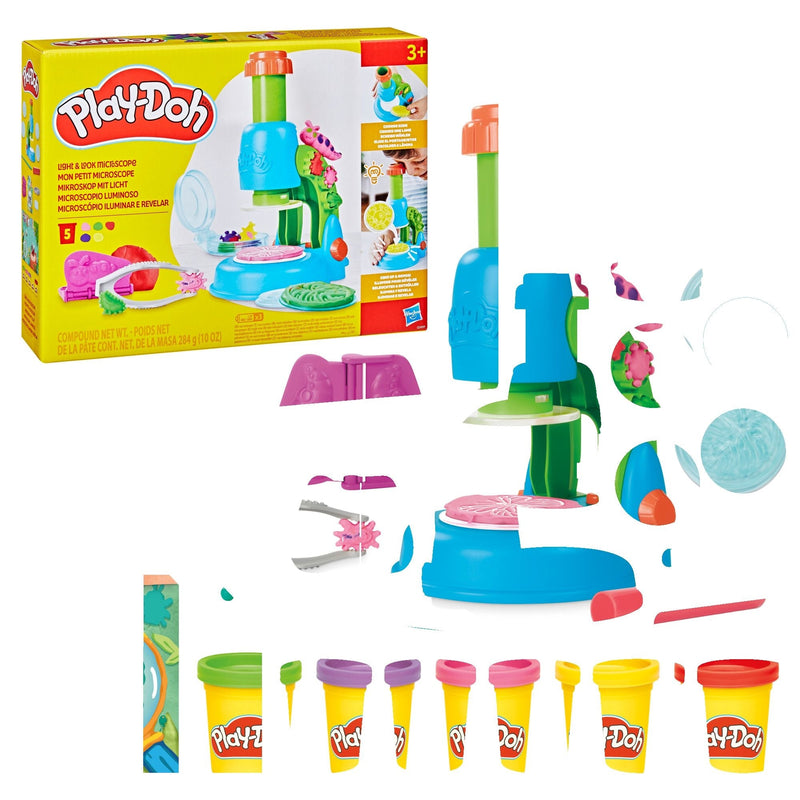 Light-up Microscope Playset with Glow Effects Y3988