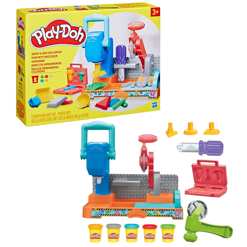 Stamp & Saw Tool Bench Playset, Ages 3+ V9079
