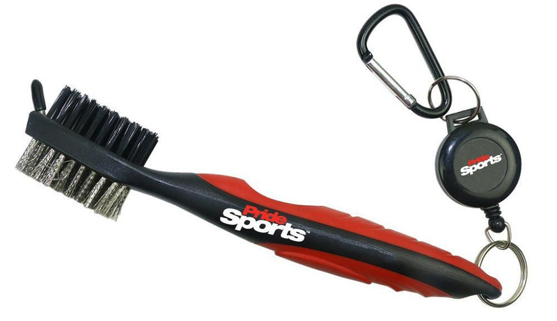 Deluxe Golf Club Cleaning Brush with Retractable Cord X9023
