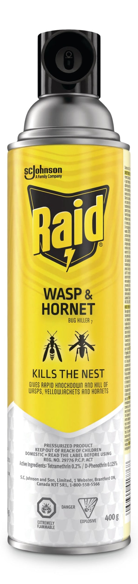 Hornet & Wasp Spray, Aerosol Spray, 400 g W4521