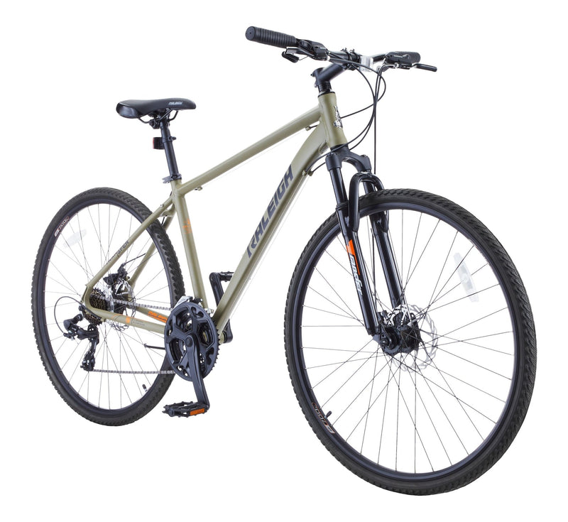Encounter Hybrid Bike with Alloy Disc Brakes, 700C, Grey Q2697
