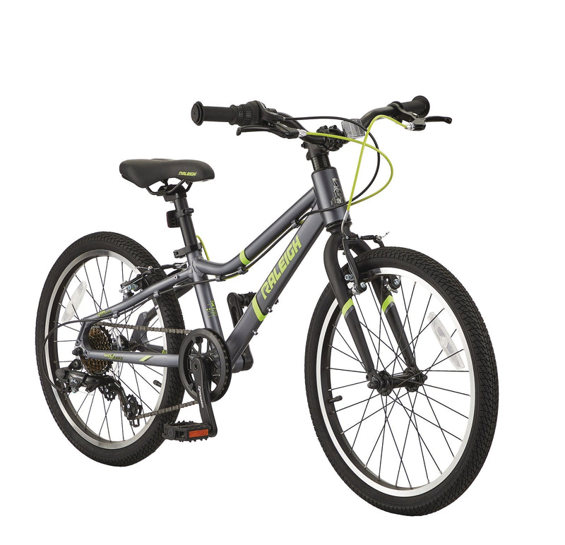 Meteor Youth Bike with Reflectors, 7-Speed, 20-in Wheel, Grey P0336