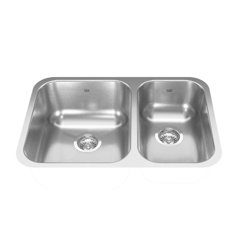 FB Double Stainless Steel Sink, 26.88x17.75-in Q1505