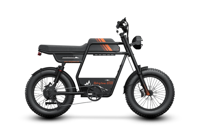 GT33 All-Terrain Cafe Racer Cargo Electric Bike P7696