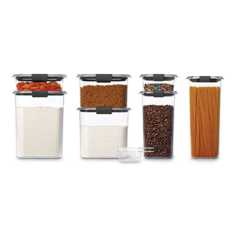 Brilliance Pantry Food Storage Container Set with 2 Scoops, 7-pc Y5645