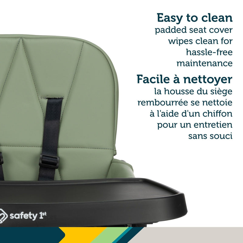 Lily Compact Foldable Mineral Green High Chair M5616