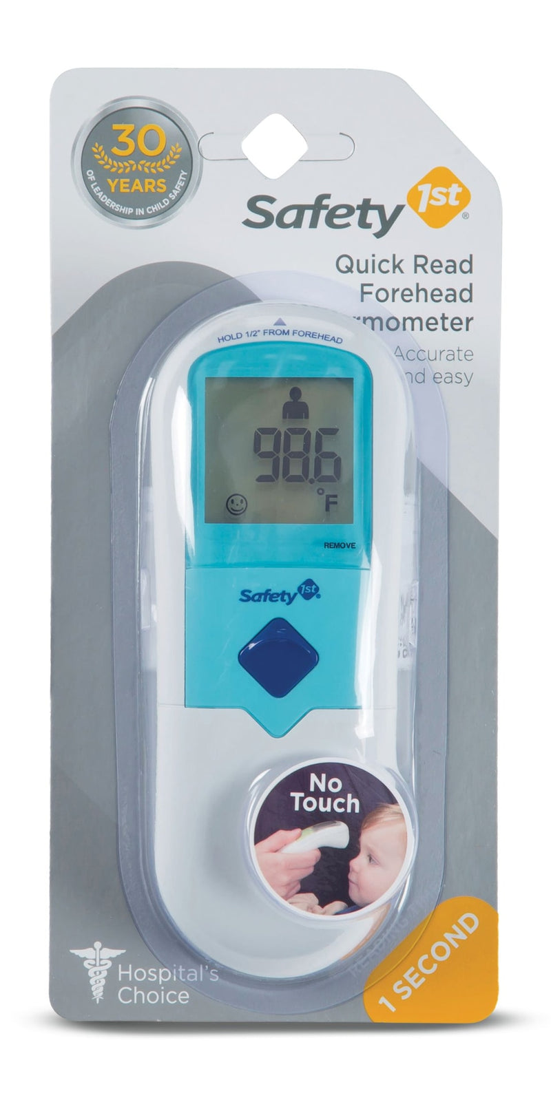 Quick Read Forehead Thermometer, Blue P1019