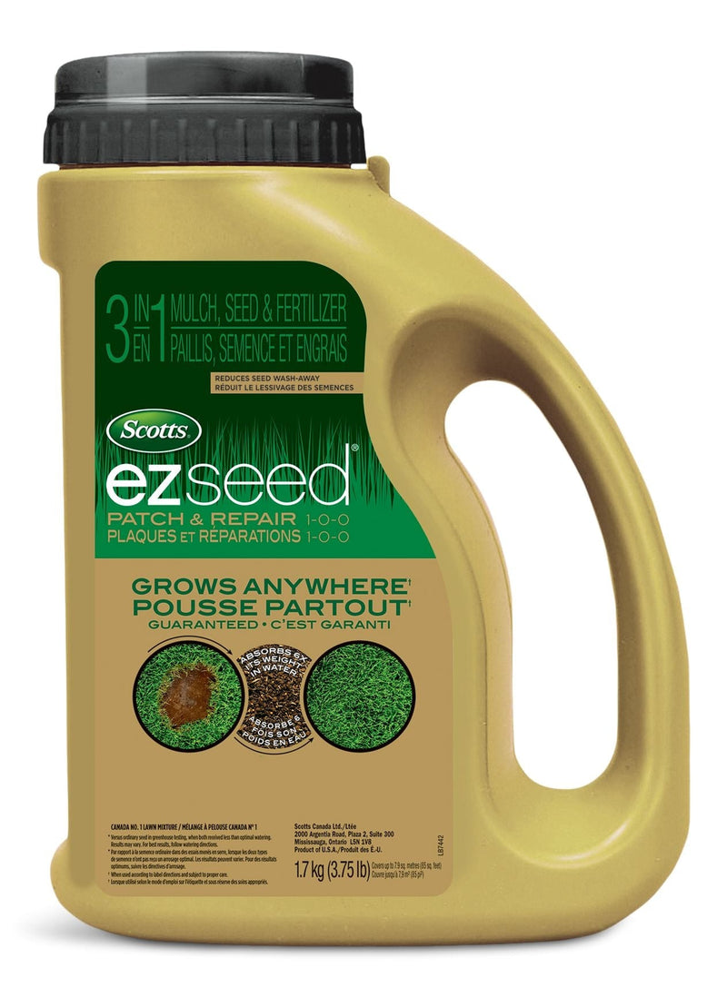 EZ Seed 3-in-1 Patch & Repair Grass Seed & Fertilizer Mix, 1-0-0, 1.71-kg F9405