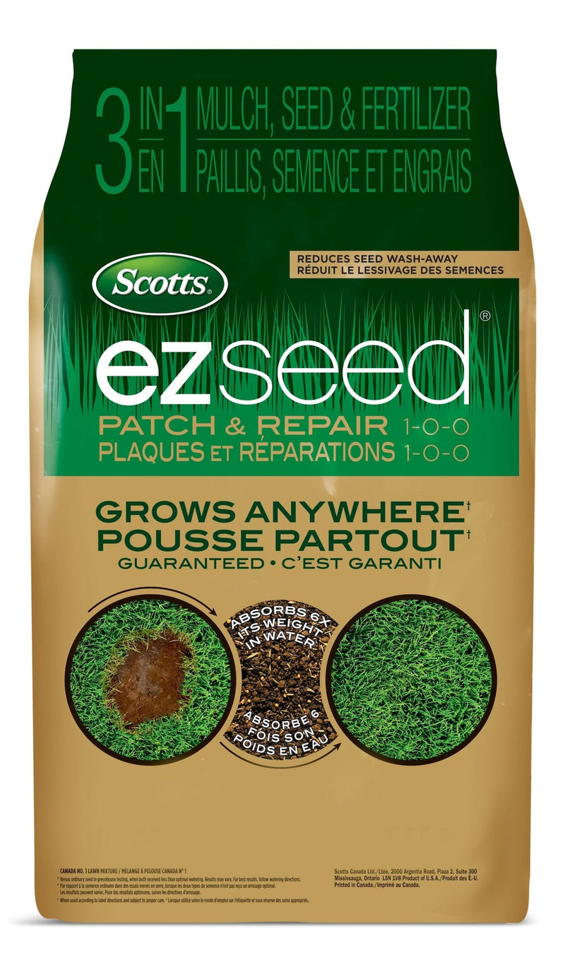 EZ Seed 3-in-1 Patch & Repair Grass Seed & Fertilizer Mix, 1-0-0, 4.5-kg T7099