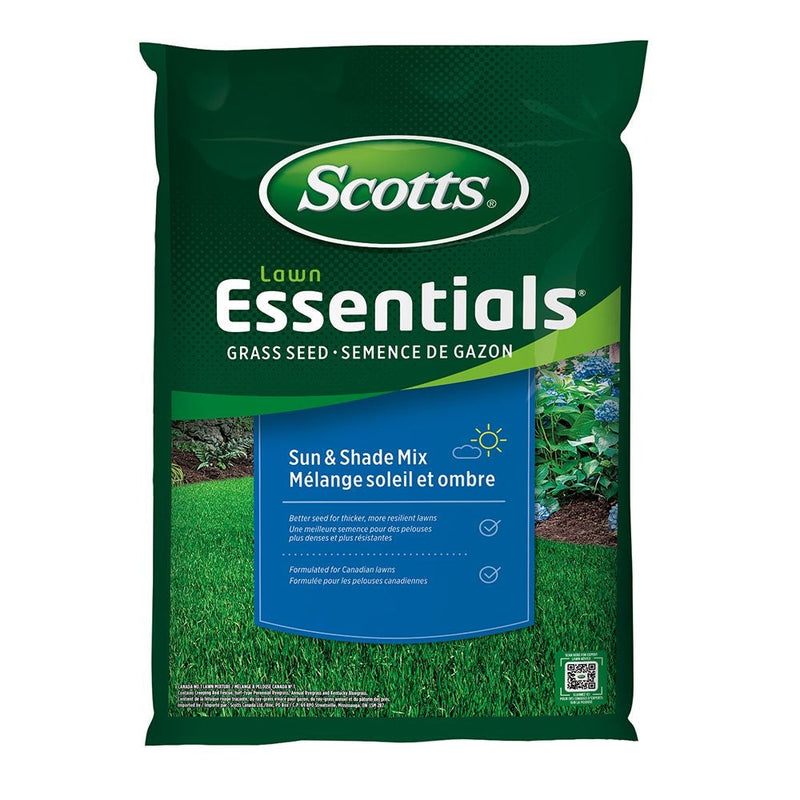 Lawn Essentials Sun & Shade Grass Seed Mix, Weed-Free, 5-kg U7497
