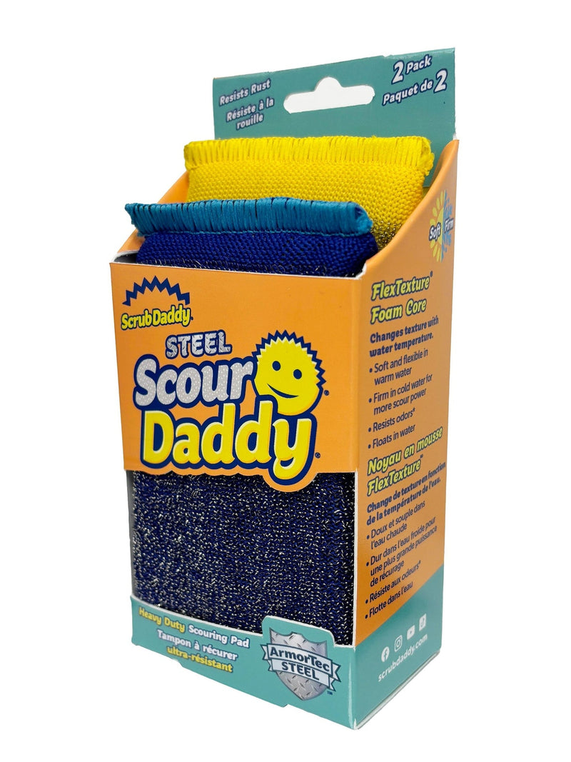 Scour Daddy Multi-Surface Steel Scouring Pads, 2-pk Z0226