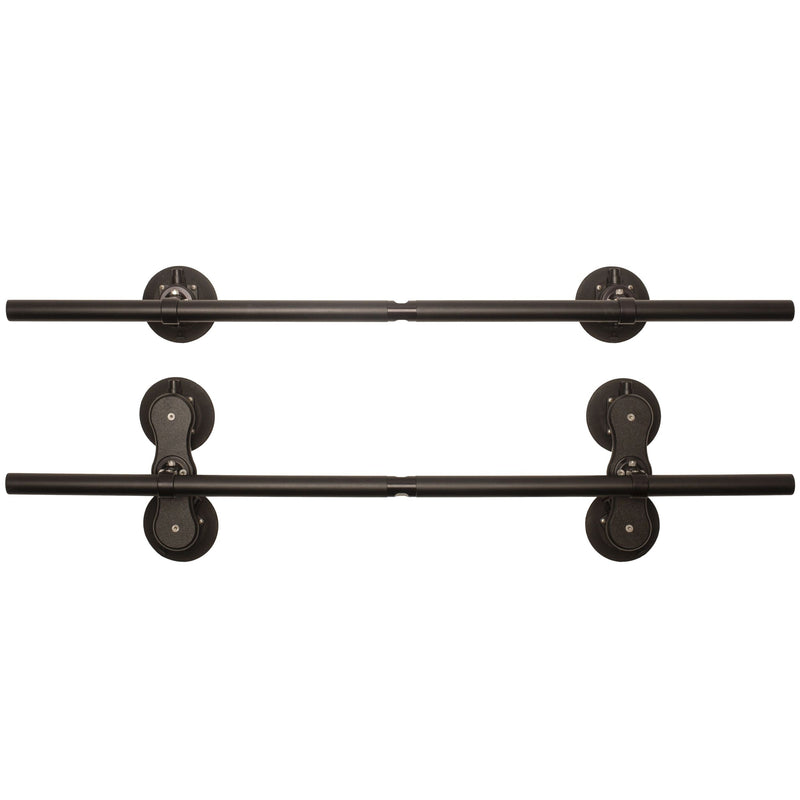 Monkey Bars Aluminum Roof Cross-Bar System, Powder Coated Black, 60-in C2979