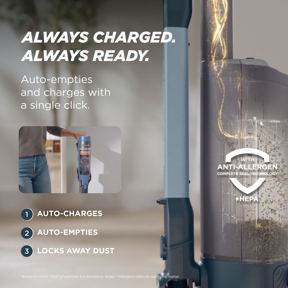 Power Detect Speed Clean Auto Empty