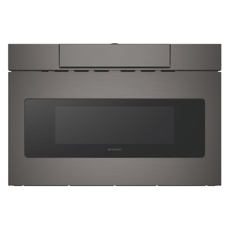 Black Stainless Steel Microwave Drawer Oven, 24-in N8693