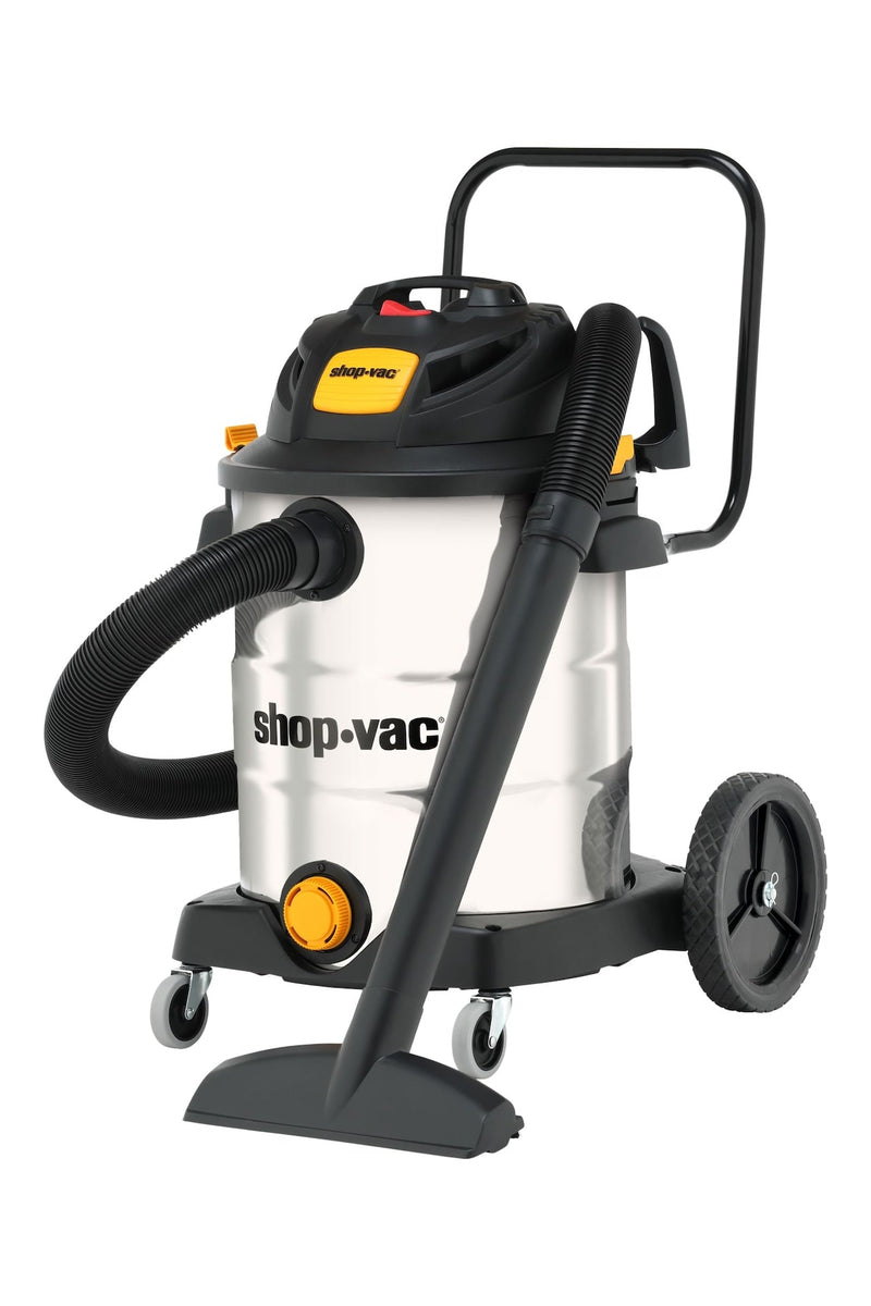 6.5 SVX2 Peak HP Stainless Steel Wet/Dry Shop Vacuum with Hose & Accessories, 60.5-L P8023