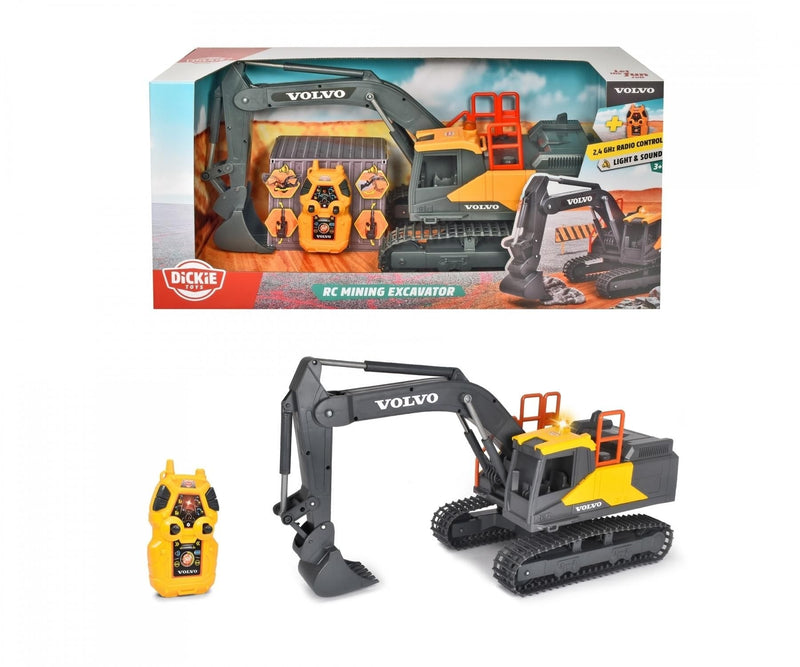 Simba Dickie RC Excavator Construction Toy with Effects for Ages 3+ V3215