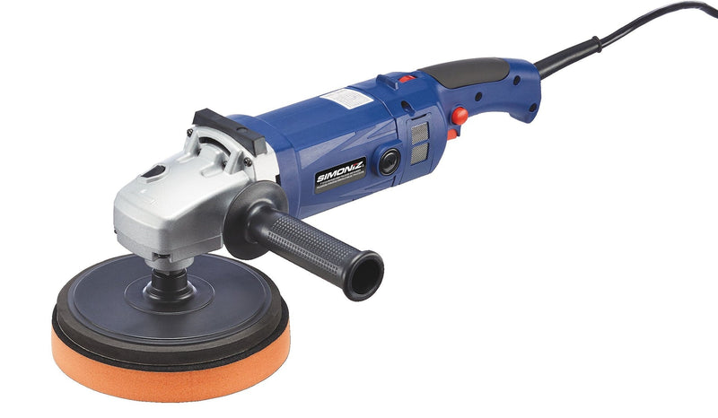 Brushed Corded Hook & Loop Right Angle (Fixed Orbit) Adjustable Grip Polisher & Sander, 7-in C6373