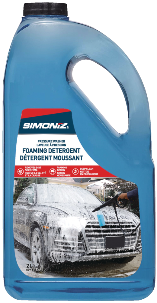 Non-Toxic Foaming Pressure Washer Detergent for Vehicles & Boats, Concentrate, 2L L2292