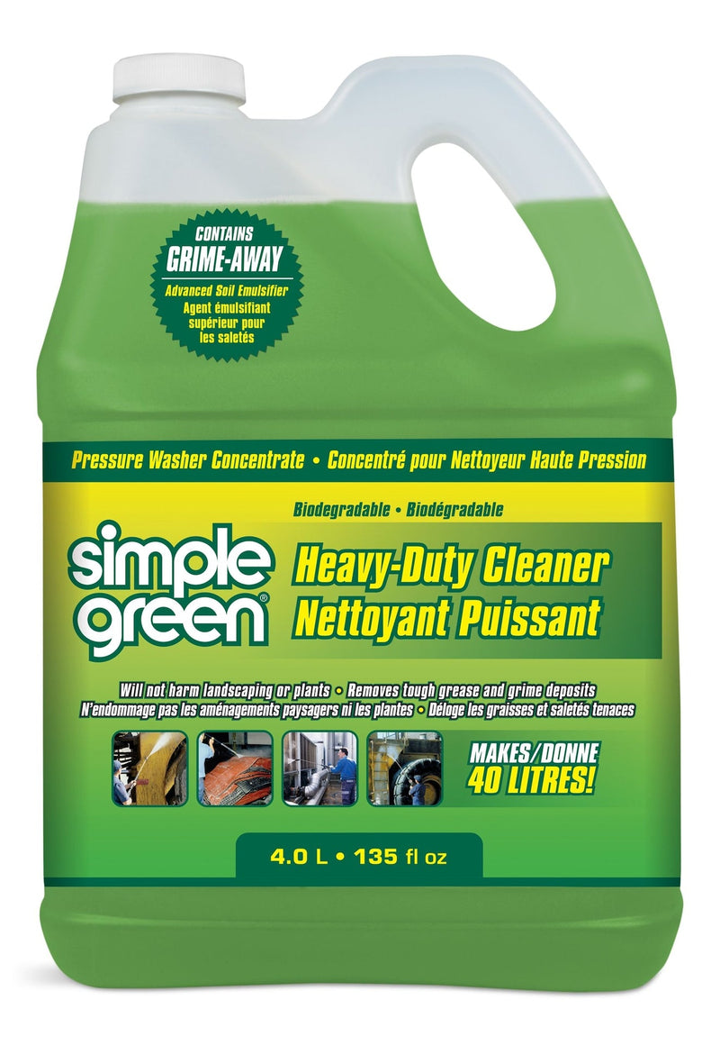 Heavy-Duty Concentrate Pressure Washer Detergent, 4L D3326