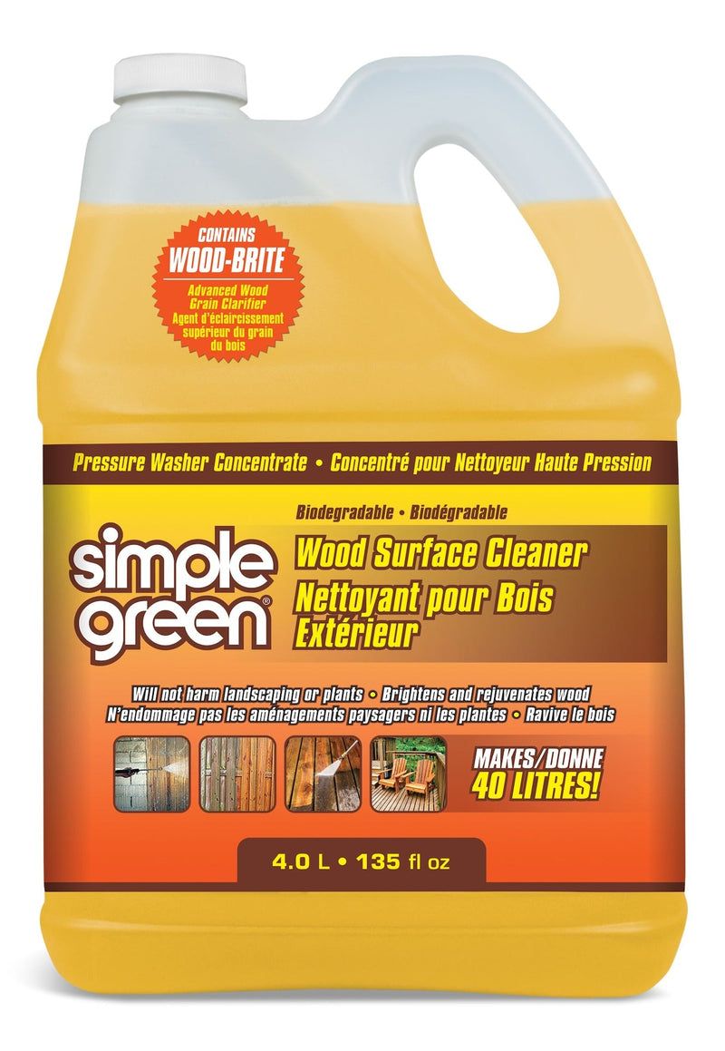 Wood Surface Concentrate Pressure Washer Detergent, 4L V0442