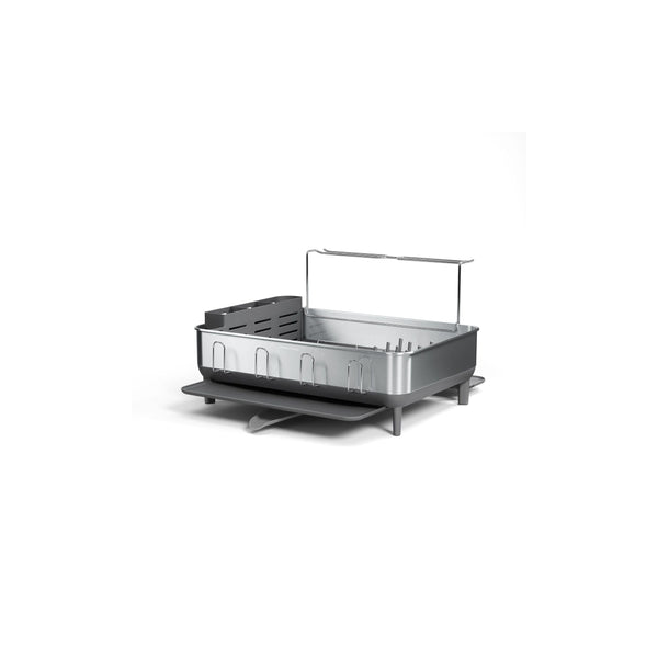 Large Steel Frame Dish Rack, Brushed Finish H4692