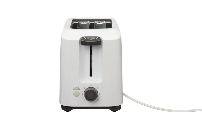 2-Slice Toaster, White, Removable Crumb Tray U5472