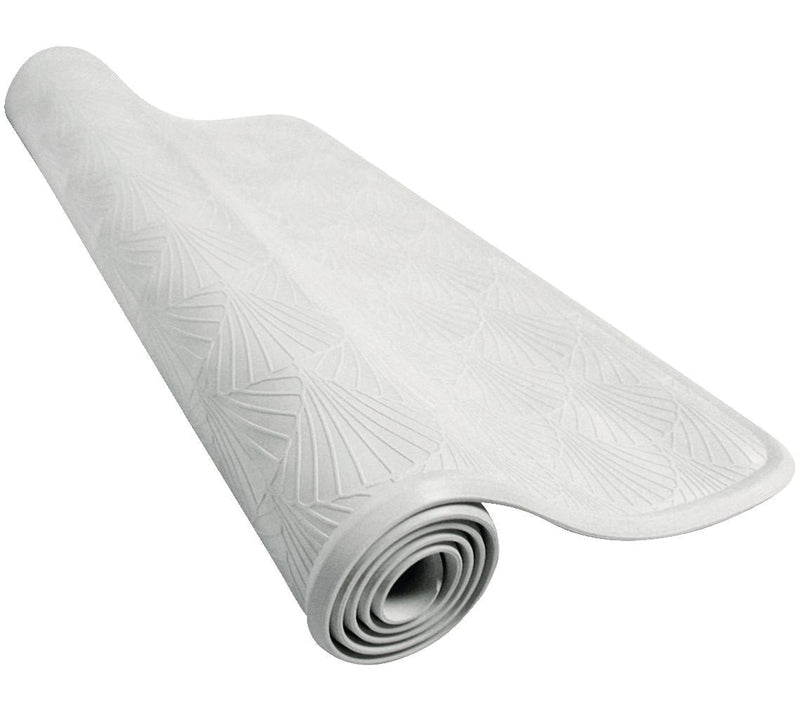 Anti-Slip Rubber Bath Tub Mat, White, 16-in x 27-in R5271
