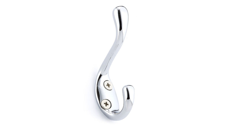 Single Hook, 3.5", Chrome, 3pk Y8339