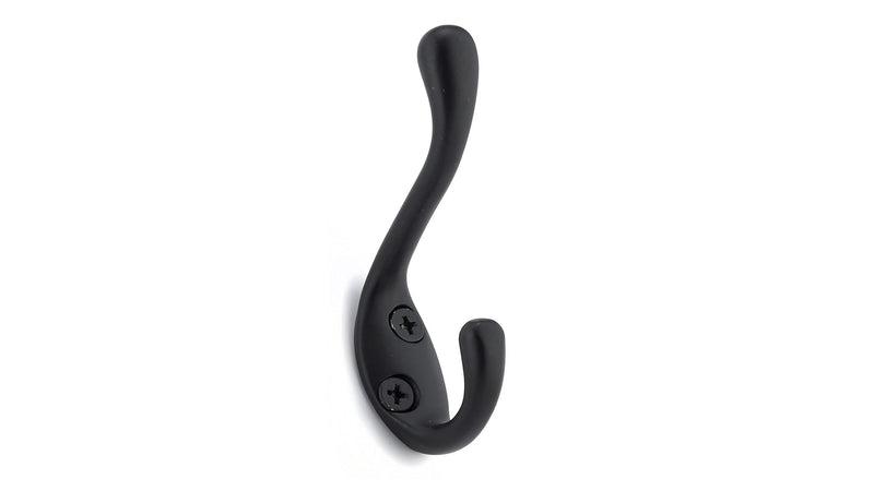 Single Hook, 3.5", Matte Black, 3pk T6062