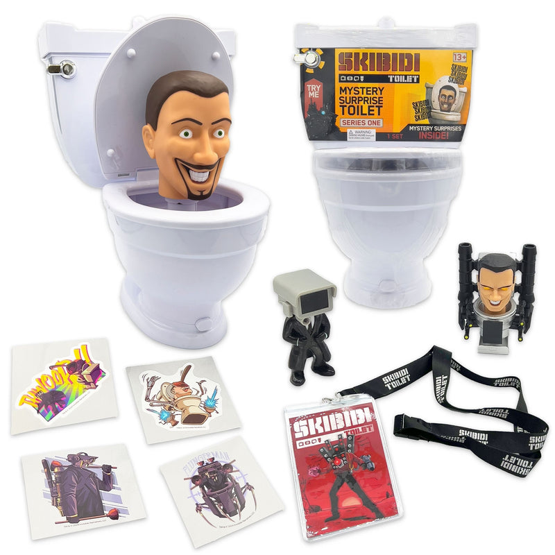 Giant Mystery Toilet Set with Surprise Toys for Ages 13+, Assorted Figures O3776
