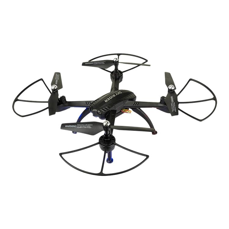 Sky Rider X-11 Stratosphere Quadcopter Drone with Wi-Fi Camera, Black T2491