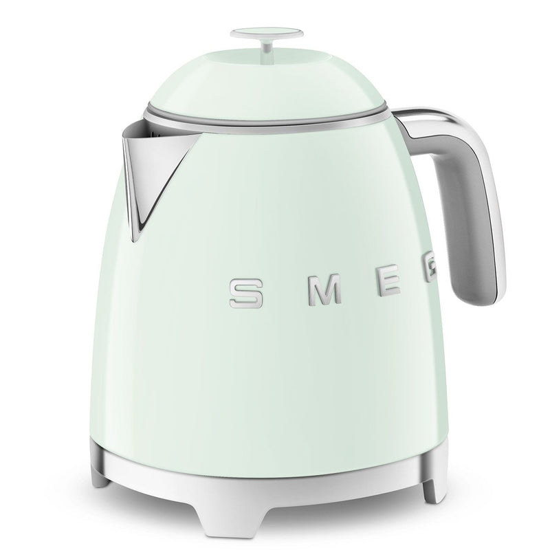 50's 1400W Retro Style Electric Mini Countertop Kettle with Cordless Base, Pastel Green, 0.8-L M4355