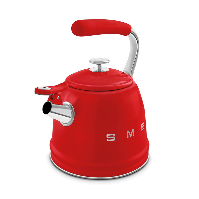 Traditional Stove Top Whistling Kettle, Red, 2.3-L P7600