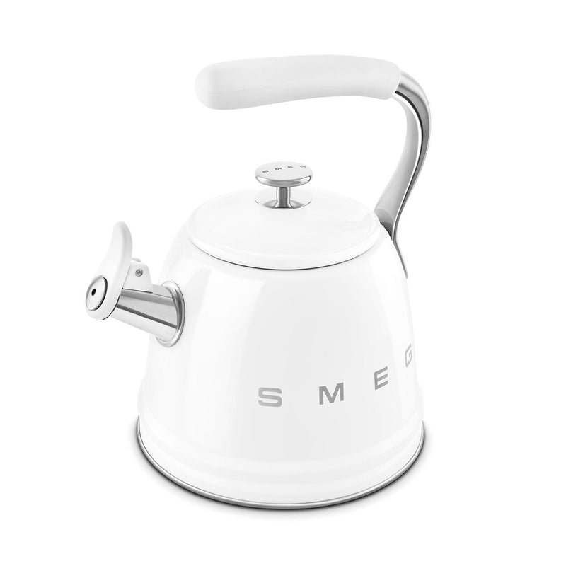 Traditional Stove Top Whistling Kettle, White, 2.3-L T1267