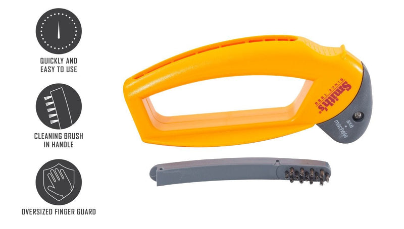 Axe and Machete Hand Sharpener with Soft-Grip Handle D6295