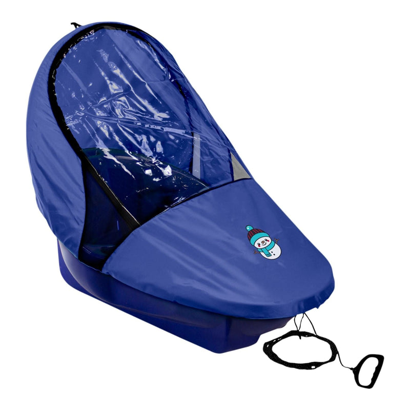 Snocruzer Covered Baby Sled/Toboggan for Ages 12-36 Months, Blue F9179