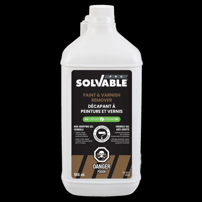 Professional Contractor Strength Heavy Duty Multi-Surface Paint & Varnish Remover, Assorted Sizes T4199