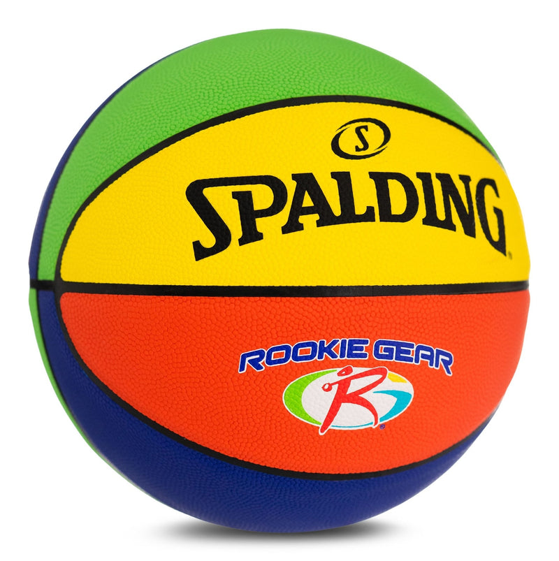 Rookie Gear Youth Kids' Indoor/Outdoor Multi-Colour Composite Basketball, Size 5 (27.5-in) S1377
