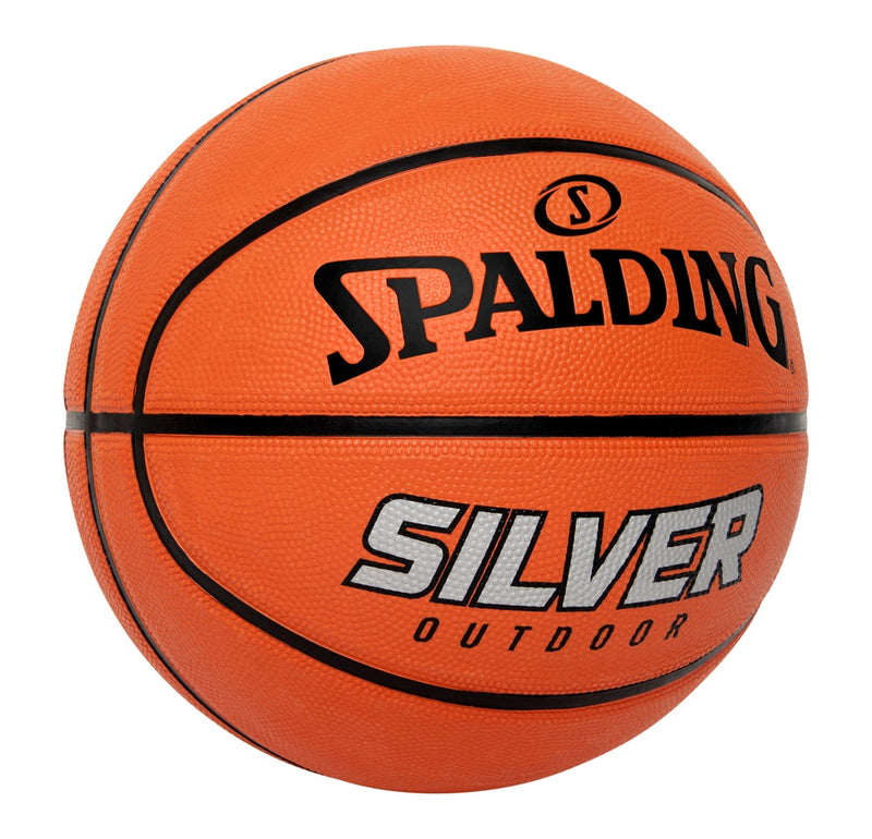 Silver Outdoor Rubber Basketball, Official Size 7 (29.5-in), Orange W7929