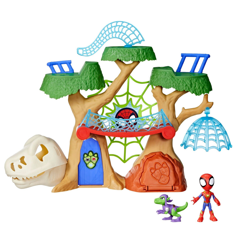 His Amazing Friends Dino-Webs Treehouse Playset with Toys, Ages 3+ O2595